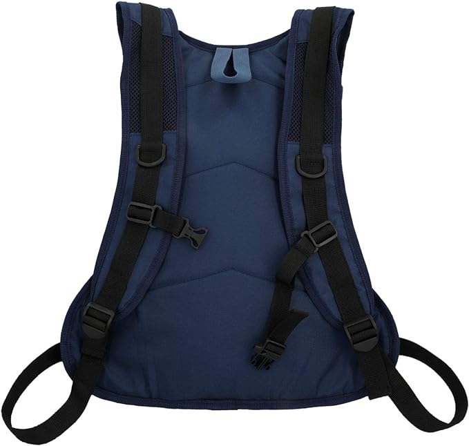 Parte posterior acolchada y tirantes de la mochila Fischer