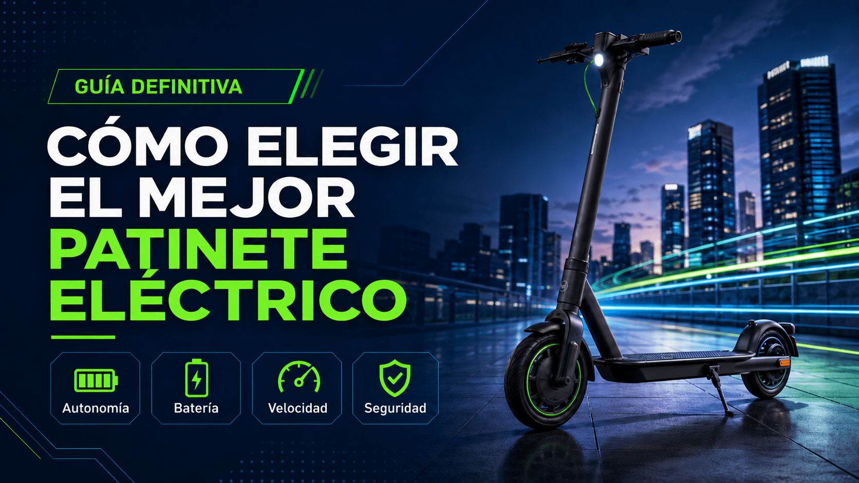 Guía para elegir el mejor patinete eléctrico