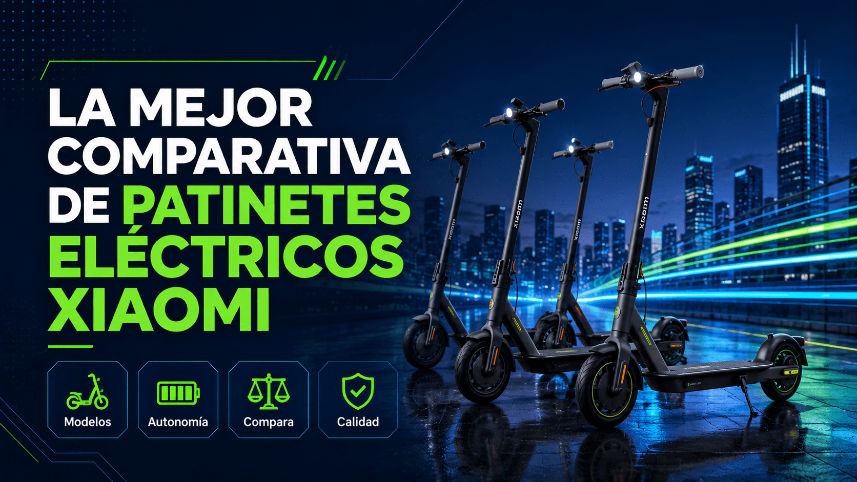 Comparativa de patinetes eléctricos Xiaomi