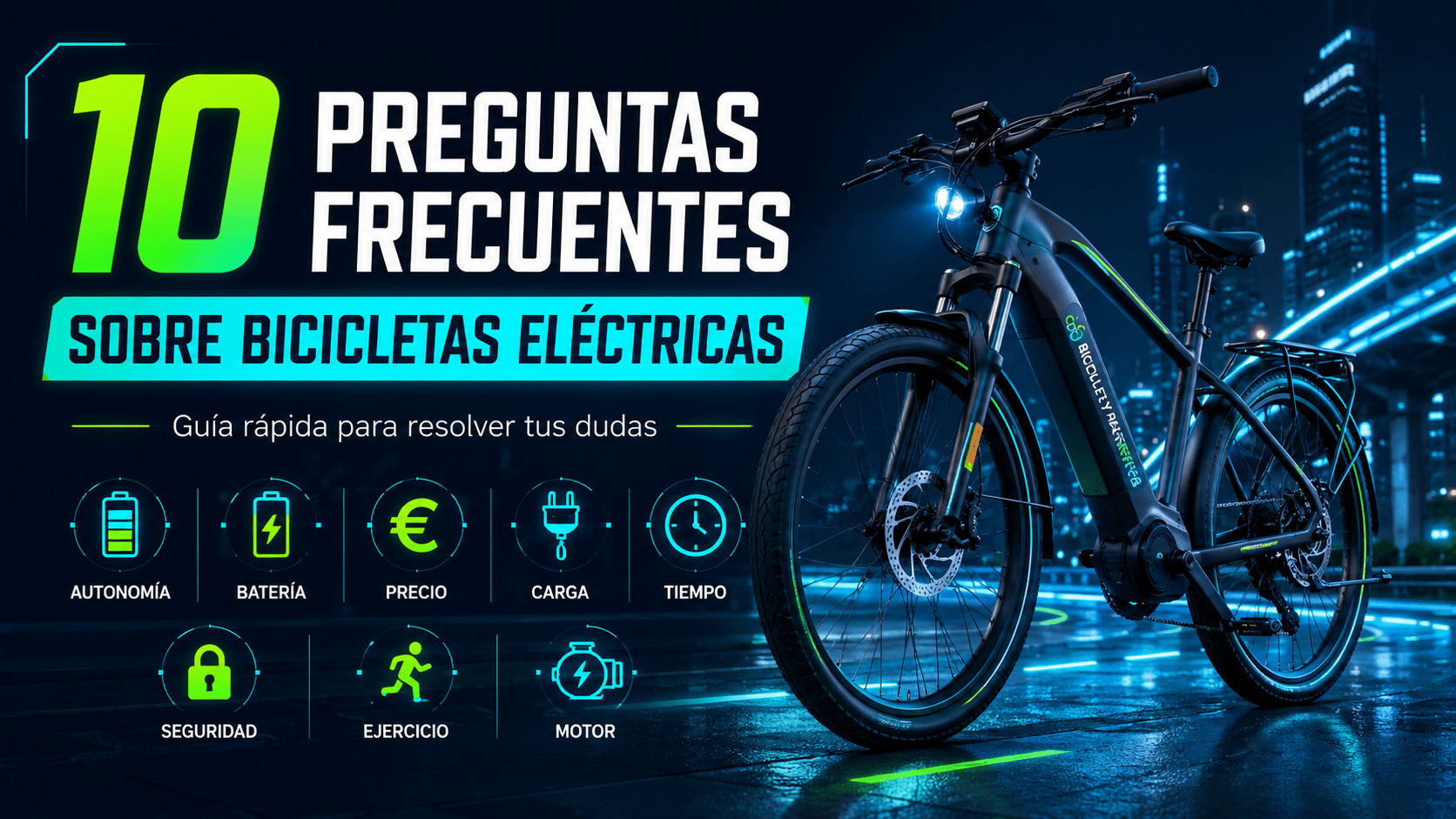 10 preguntas frecuentes sobre bicicletas eléctricas