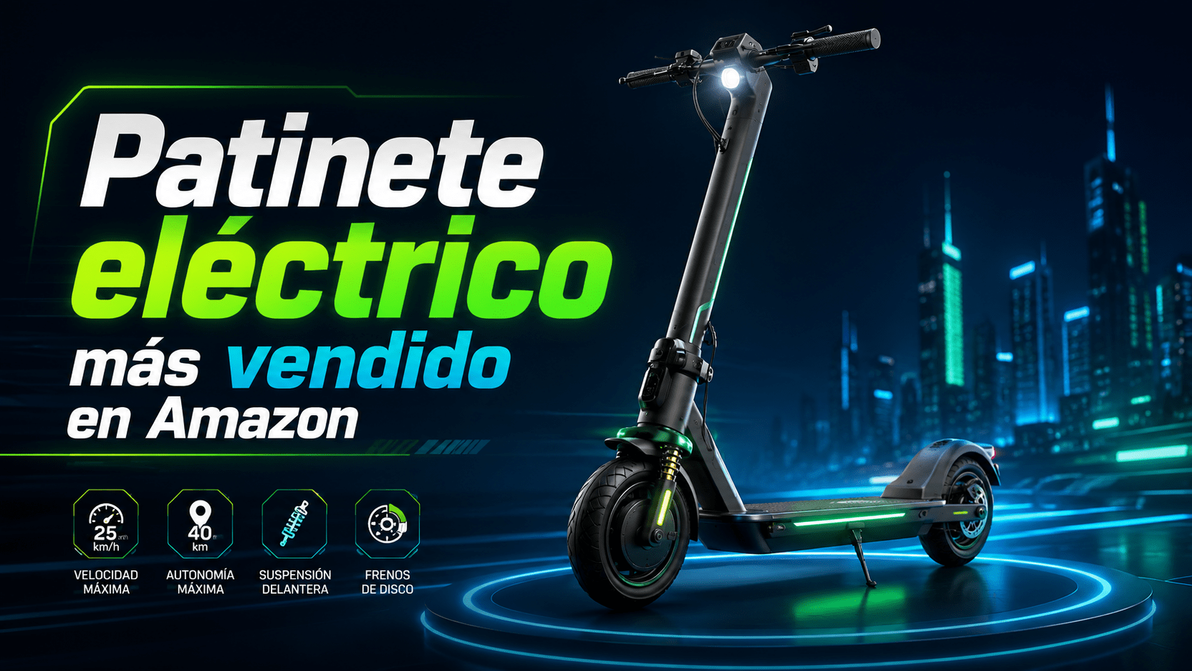 Patinete eléctrico más vendido en Amazon