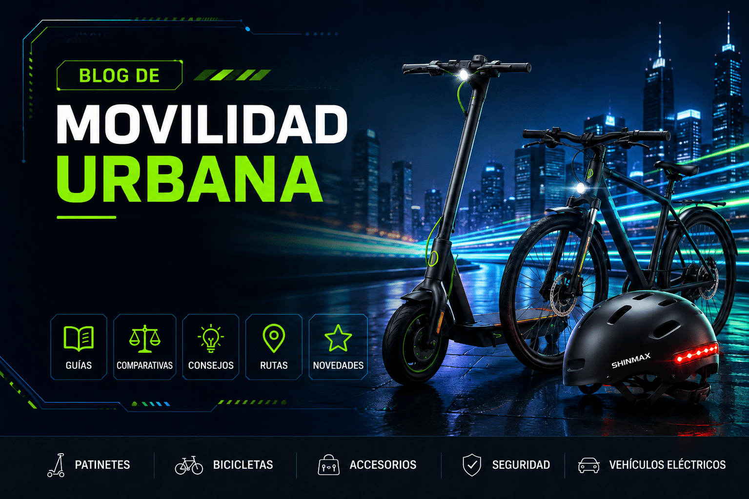 Blog de movilidad urbana sobre bicicletas, patinetes y accesorios