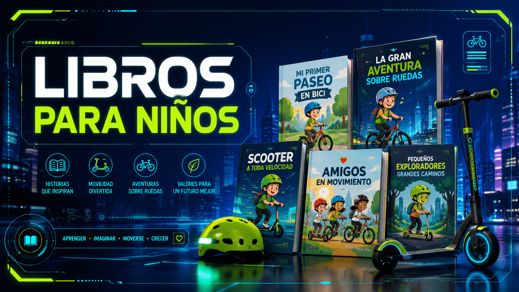 Libros para niños sobre movilidad