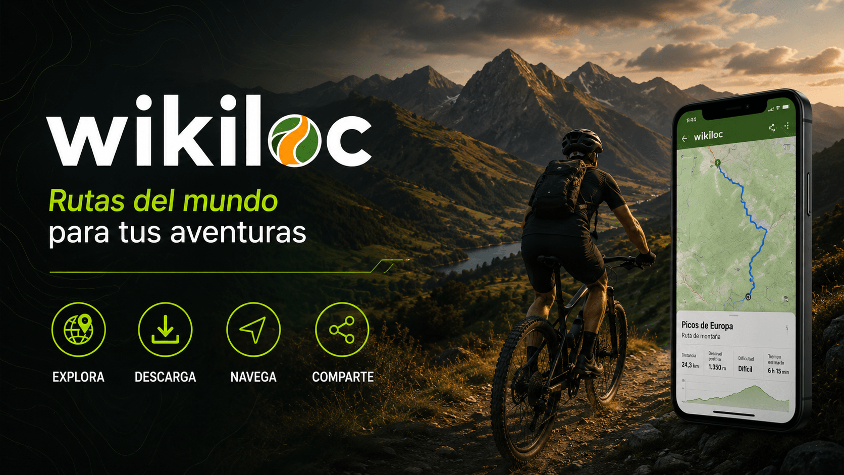 Wikiloc rutas de ciclismo y outdoor
