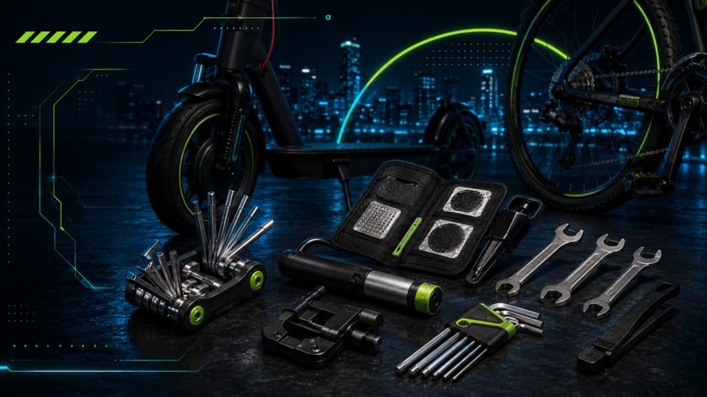 Accesorios de transporte para bicicletas y patinetes
