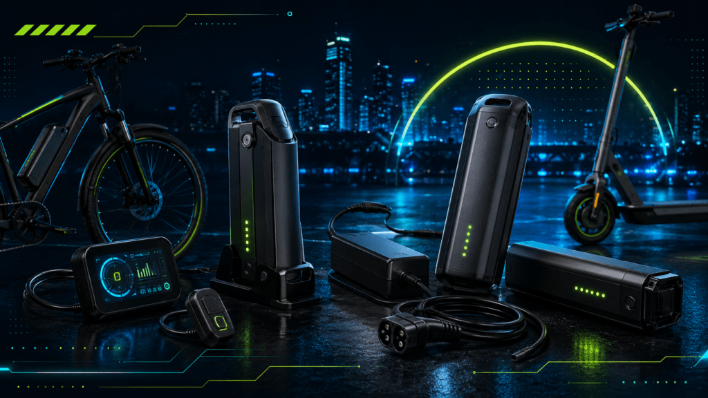 Accesorios electrónicos para bicicletas eléctricas y patinetes eléctricos