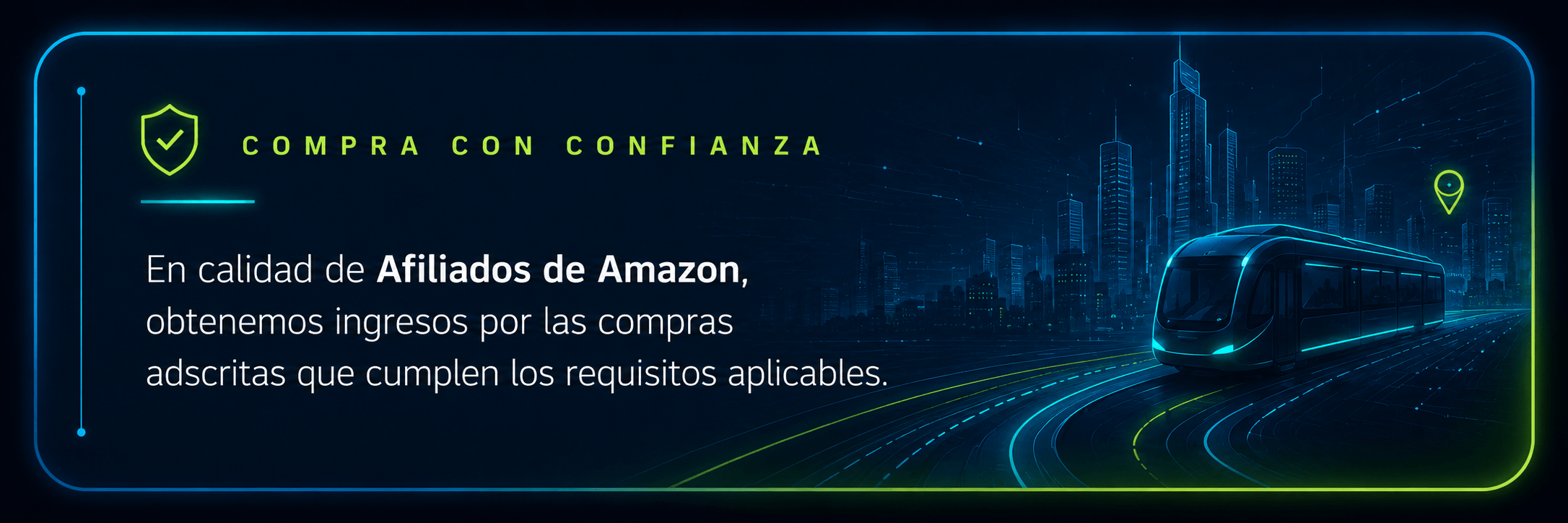 Compra con confianza y afiliación de Amazon