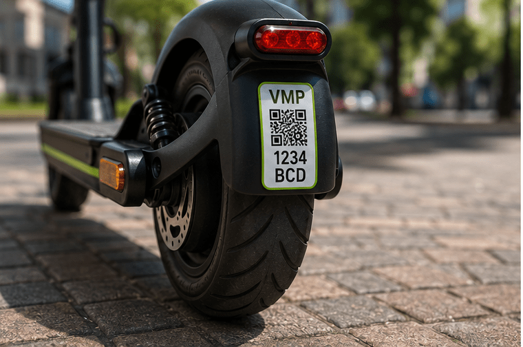 Propietario consultando las coberturas de un seguro para patinete eléctrico